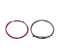 XEDLAMP Cavo di Controllo del Cambio dell'acceleratore da 13 Piedi for Motore della Barca e Canoa, Telecomando for, Barche fuoribordo Nere Rosse unità Cavo