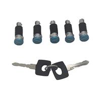 XEDLAMP CILINDRI SERRATURA PORTA Con 2 CHIAVI, for, for, VITO W638 Blocco dell'interruttore di accensione(BLACK 5pcs Barrel)