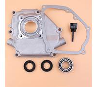 XEDLAMP Coperchio del carter Guarnizioni dei cuscinetti a sfera della manovella Kit tappo olio GX160 GX200 Cinese 168F 5.5HP 6. Motore Generatore Tosaerba Guarnizione albero motore motosega