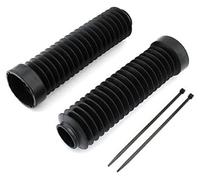 XEDLAMP Copristeli forcella anteriori for moto, copristeli forcella ... | Black, fork Cover Gaiters Boots Shock Protector Replacement, for ATC 250R 1983