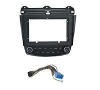 XEDLAMP Fascia for auto da 10,1 pollici con scheda aria condizionata e scatola Canbus, for Accord, 7° 2003-2007 for pannello Dash Cornice for DVD for Cornice per cruscotto auto(With DUAL)