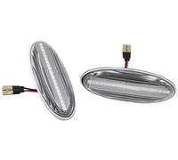 XEDLAMP For Mazda, B2500 323 1997-1998 Tribute MX-6 Protege 2001 2002 2003 Dinamica LED Indicatori di direzione Lampada di posizione laterale Spia luminosa per auto(BLACK Dynamic Crystal)