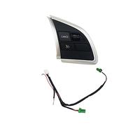 XEDLAMP, for Mitsubishi, ASX 2013 2014 2016 Space Star Interruttore Cruise Control Pulsante Controllo Volante Interruttore Volume Audio Interruttore al volante(Silver Cruise)