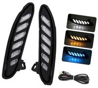 XEDLAMP For Toyota, Venza, Harrier 2021 2022 Luce di marcia diurna a LED DRL Indicatori di direzione dinamici Lampada fendinebbia Bianco Giallo Blu Accessori auto Spia luminosa per auto