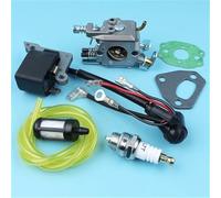 XEDLAMP Guarnizione marmitta Filtro Linea Carburante Bobina di accensione carburatore, for Husqvarna, 36 41 136 136LE 137 137E 141 141LE 142 142E Motosega Kit di Sostituzione del carburatore