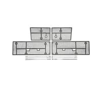 XEDLAMP Inserto griglia anteriore Rete anti-insetti Copertura protettiva in rete, for, for A6 C8 2019-2022, Kit di montaggio esterno degli accessori Griglia di protezione per auto(Model B)