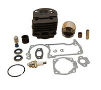 XEDLAMP Kit candela cilindro pistone 46mm, for Husqvarna, 51 55, for Rancher, parti motosega da giardino 503609171 Cilindro per tosaerba