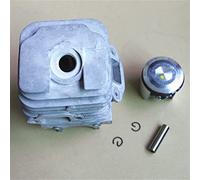 XEDLAMP Kit cilindro pistone 39mm, for Echo, motosega CS- 350T CS- 350WES CS350TES CS- 351 CS350 Motosega Cilindro Pistone Anello Perno Clip Cilindro per tosaerba