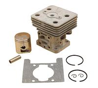 XEDLAMP Kit cilindro pistone da 34 mm, for pezzi di ricambio for decespugliatore 6010 7510 Cilindro per tosaerba
