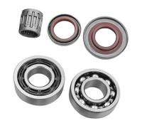 XEDLAMP Kit paraolio cuscinetto albero motore, for pezzi di ricambio motosega MS341 MS361 MS 341 361#1135 030 0400 Guarnizione dell'albero motore(BLACK Bearing Seal)