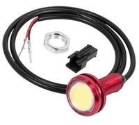 XEDLAMP Parti della lampada lampadina luce LED anteriore posteriore, for la del ponte dello scooter elettrico KUGOO G-Booster Accessori di ricambio Luce anteriore per scooter(Yellow)