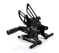 XEDLAMP Pedane Arretrate CBR1000RR Fireblade 2004 2005 2006 2007 2008 2009 2010 2011 2012 2013 2014 2015 2016 CBR 1000 RR ABS 2009-2016 CNC Pedale per moto(1000RR ABS 09 16 Bla)