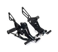 XEDLAMP Poggiapiedi regolabili CNC Billet Pedane Set arretrati, for Monster, 696 2010 2011 2012 2013 2014 2015 2016 Pedale per moto