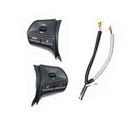 XEDLAMP Pulsante di controllo del volante multifunzionale Interruttore del volume del telefono audio Bluetooth Adatto for Kia, RIO 2011-2014 Interruttore al volante(Schwarz)
