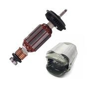 XEDLAMP Statore di ancoraggio armatura rotore AC220-240V, for Bosch, parti di ricambio for smerigliatrice angolare GWS850C GWS8-100 GWS8-125C GWS8-100CE GWS8-125 Rotore dell'indotto(BLACK Rotor)