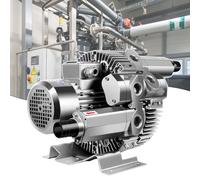 XEEAOFE Soffiante ad Anello Vorticoso, Doppia Funzione per Aspirazione & Scarico, Motore in Rame Puro, Costruzione in Alluminio Robusta, per Uso Industriale e in Acquacoltura Impegnativo 380V/850W