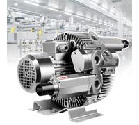 XEEAOFE Soffiante Vortice Industriale con Motore in Rame Puro, Rotori Progettati con Precisione, Pompa Vuoto Industriale per Disidratazione, Acquacoltura e Rimozione Polvere 220V/1100W