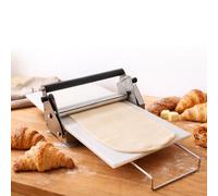 XEEAOFE Stendipieghevole Commerciale per Pasta in Acciaio Inossidabile, Macchina Stendi-Pasta Manuale da Tavolo con Spessore Regolabile per Croissant, Pizza, Pasticceria e Fondant Home