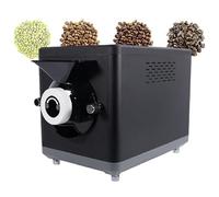 XEEAOFE Tostacaffè Elettrico - 1600W | Portello di Carico Rimovibile | Riscaldamento a Tamburo | Display Digitale, Tostacaffè con Separatore di Lolla di caffè Black