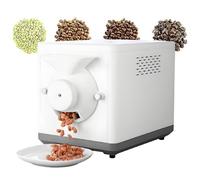 XEEAOFE Tostacaffè Elettrico - 1600W | Portello di Carico Rimovibile | Riscaldamento a Tamburo | Display Digitale, Tostacaffè con Separatore di Lolla di caffè White