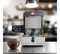 XEEAOFE Tostacaffè - Vista Trasparente | Raffreddamento Automatico | Display Digitale, Macchina per Tostare caffè ad Aria Elettrica 700W per Uso Domestico 110V