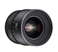 Xeen CF Cinema 35 mm T1,5 Sony E Mount full size - Obiettivo Cinese Professionale - Cilindro lenti in carbonio - estremamente compatto e ultraleggero, nero 22858