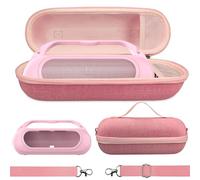 XEGIMOR Custodia in silicone e custodia rigida per altoparlante Bluetooth portatile Beats Pill 2024, custodia protettiva per accessori per altoparlanti Beats Pill (custodia rosa)