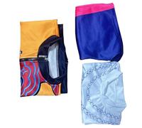 XehCaol Costume da Demone Completo per Ragazza con Top e Pantaloni, per Danzatrice, Travestimento per Halloween, Outfit per Cosplay, 9-10Y/150