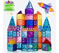 Xekel Costruzioni Magnetiche per Bambini - Magneti Bambini con Magnetici Potenti, Gioco Magnetico Educativo, Regalo Creativo Costruzioni per bambini 3+