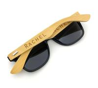 XEL Occhiali da sole personalizzati, occhiali da sole unisex in legno con incisione, regali per uomini e donne, regali per testimoni dello sposo, occhiali e scatole personalizzabili. Bomboniere per