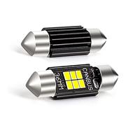 XELORD C5W 36MM LED Auto Dome Festoon Lampadine LED Luce Interna Bianca 6000K DC 12V(2 Pezzi)