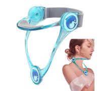 Xemz Supporto per il collo regolabile, tutore per collo cervicale, dispositivo di trazione portatile per collo, barella per collo, correttore posturale per donne e uomini, sollievo dalla pressione