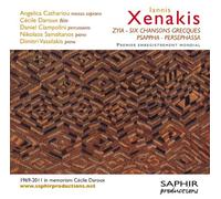Xenakis Iannis - Zyia, Persephassa, 6 Chansons Grecques,