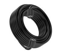 XENDY WASHER Tubo flessibile per idropulitrice da 1/4 da 15 m, tubo flessibile ad alta pressione antipiega M22 14 mm raccordi solidi rondella a pressione tubo di ricambio leggero nero XD