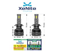 XeNite 2 LAMPADE LED H7 per SAAB 9.3 200000 Lux 2x60 Watt 6000K BIANCO GHIACCIO
