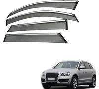XENITE 4 Pezzi Auto Deflettori Aria per Audi Q5 2010 2011 2012 2013 2014 2015 2016 2017 2018 Anteriori Posteriori Parapioggia Finestrino Deflettori d'Aria Antiturbo Finestra Visiera.