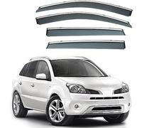 XENITE 4 Pezzi Deflettori Finestrini Auto per Renault Koleos HY 2006-2016, Deflettori d'Aria Antiturbo Antivento Antipioggia Accessori