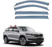 XENITE 4 Pezzi Deflettori Finestrini Auto per Skoda Kodiaq NS7 2017 2018 2019 2020 2021 2022 2023, Deflettori d'Aria Antiturbo Antivento Antipioggia Accessori