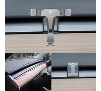 XENITE Auto Supporti Porta Cellulare per Tesla Model 3 Model Y 2020 2021 2022 2023 2024 Bocchette Aria Porta Telefono Cruscotto Portacellulare Accessori,Silverstyle