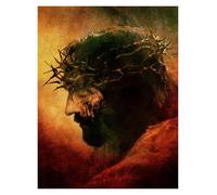 XENITE Casa Poster Decorativo Vintage Religione Gesù Cristo Poster L'Ultima Cena Poster Tela Pittura Wall Art Soggiorno Home Decor(E,40x60cm)