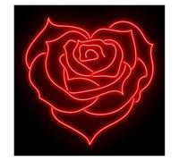 XENITE Luci al Neon Da Parete Insegna Al Neon A LED Con Cuore Rosa Luce Dimmerabile USB Per Sala Giochi Camera Da Letto Bar Soggiorno Decorazione Della Parete 21.7in/55cm