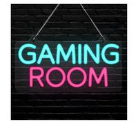 XENITE Luci al Neon Da Parete Insegna Al Neon Gaming Room Luci A LED Per Decorazioni Murali Per Sale Giochi, Per Ragazzi, Giocatori, Nipoti, Uomini, Adolescenti, Figli, Nipoti,31.1cmх16.4cm