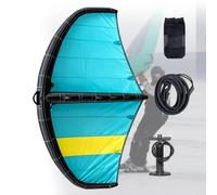 Xenmekrx Ala Wing Surf Gonfiabile con Pompa ad Aria | Wing Foil Portatile con Finestra PVC, Materiale Resistente e Design Compatto per Lago, Mare e Avventure Acquatiche