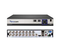 Xenocam 16CH 5M-N/1080N Full High Definition Hybrid per AHD/TVI/CVI/Analogico/IP DVR H.265 CCTV Video Recorder P2P Monitoraggio del telefono remoto per la sicurezza domestica Sistema
