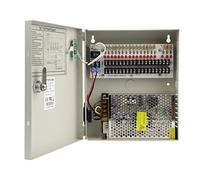 Xenocam 18 canali Port 12V DC 10 Amp Amper con fusibile PTC distribuito scatola di alimentazione per CCTV DVR sistema di sicurezza e fotocamera o telecamere