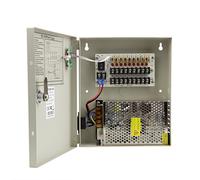 Xenocam Porta a 9 canali 12 V DC 10 Amp Amper con fusibile PTC Scatola di alimentazione distribuita per CCTV DVR sistema di sicurezza e fotocamera o telecamere