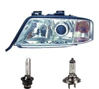 Xenon Fanale Sinistro per Audi A6 C5 Tipo 4B Anno Fab. 97-99 Limo Avant D2S + H7