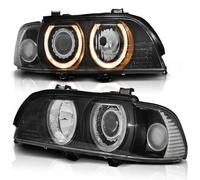 Xenon Fari Angel Eyes Combinati Tuning Tec Per BMW 5er E39 95-00 Cromati
