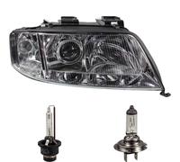 Xenon Fari Destra Per Audi A6 4B, C5 Anno 09.99-05.01 D2S/H7 Incl. Philips
