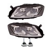 Xenon Fari Set Nero Inclusi Lampade Per VW Passat Variant 365